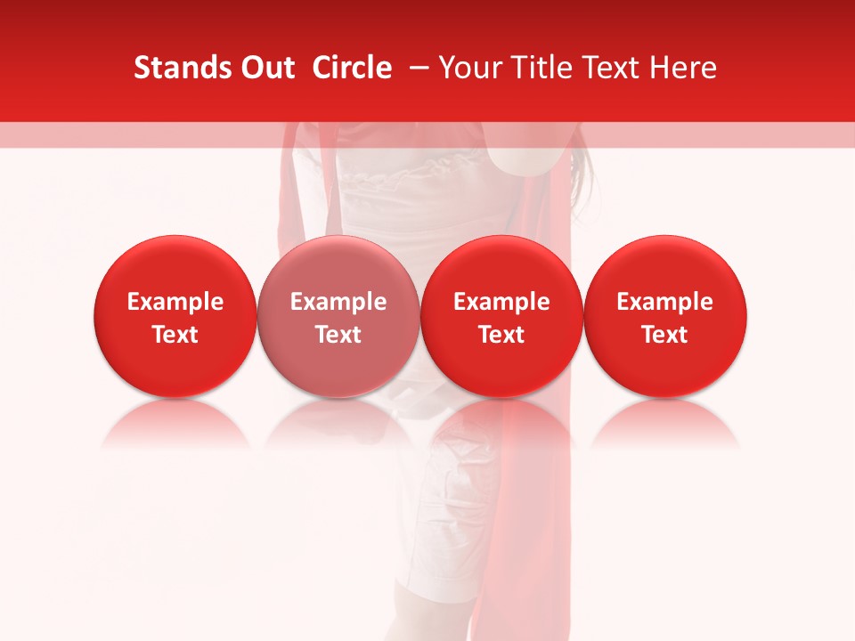 Caucasian Teamwork Smiling PowerPoint Template