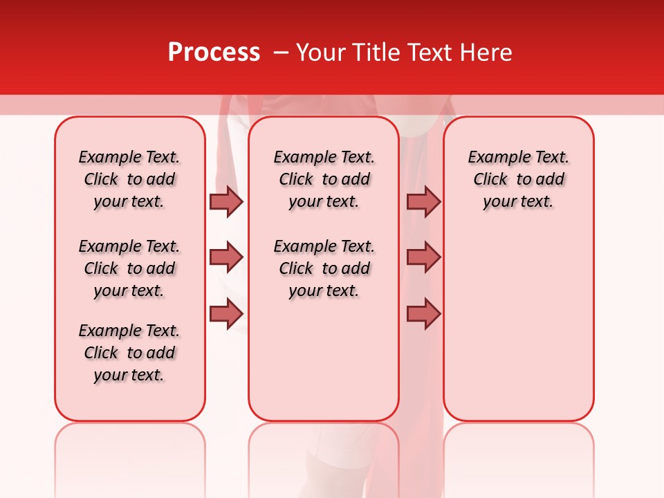 Caucasian Teamwork Smiling PowerPoint Template