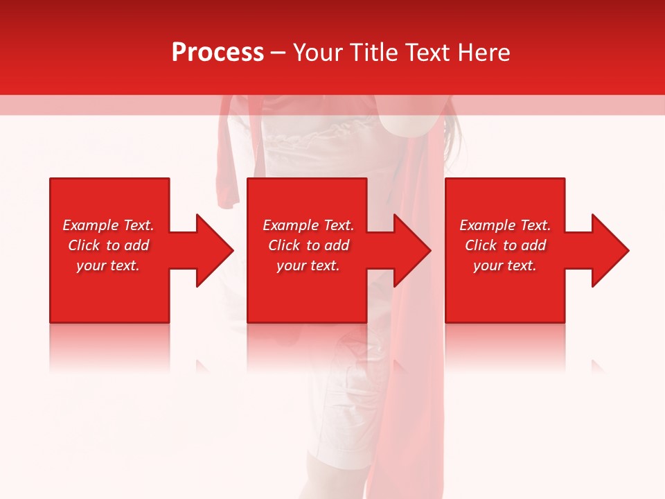 Caucasian Teamwork Smiling PowerPoint Template
