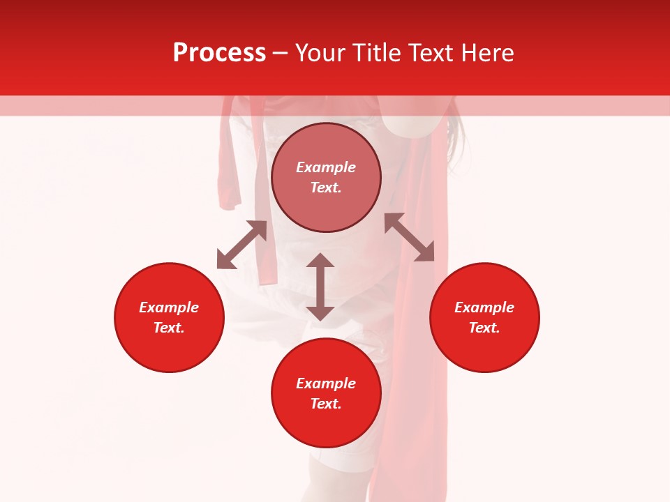 Caucasian Teamwork Smiling PowerPoint Template