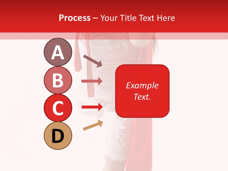 Caucasian Teamwork Smiling PowerPoint Template