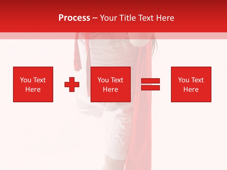 Caucasian Teamwork Smiling PowerPoint Template
