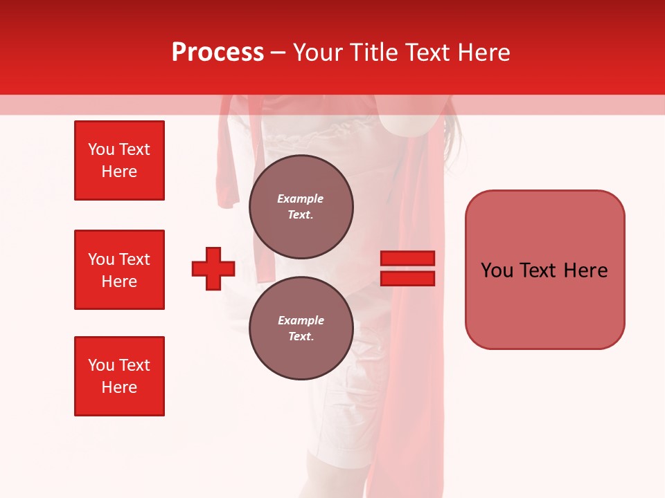 Caucasian Teamwork Smiling PowerPoint Template