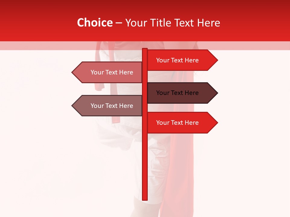 Caucasian Teamwork Smiling PowerPoint Template