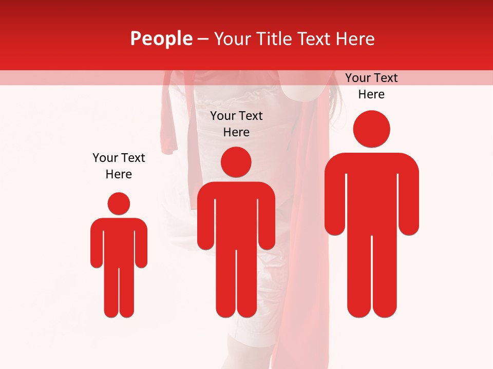 Caucasian Teamwork Smiling PowerPoint Template