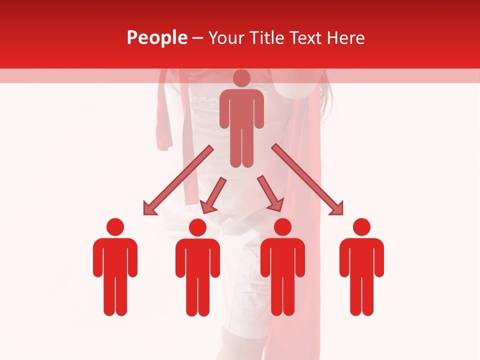 Caucasian Teamwork Smiling PowerPoint Template