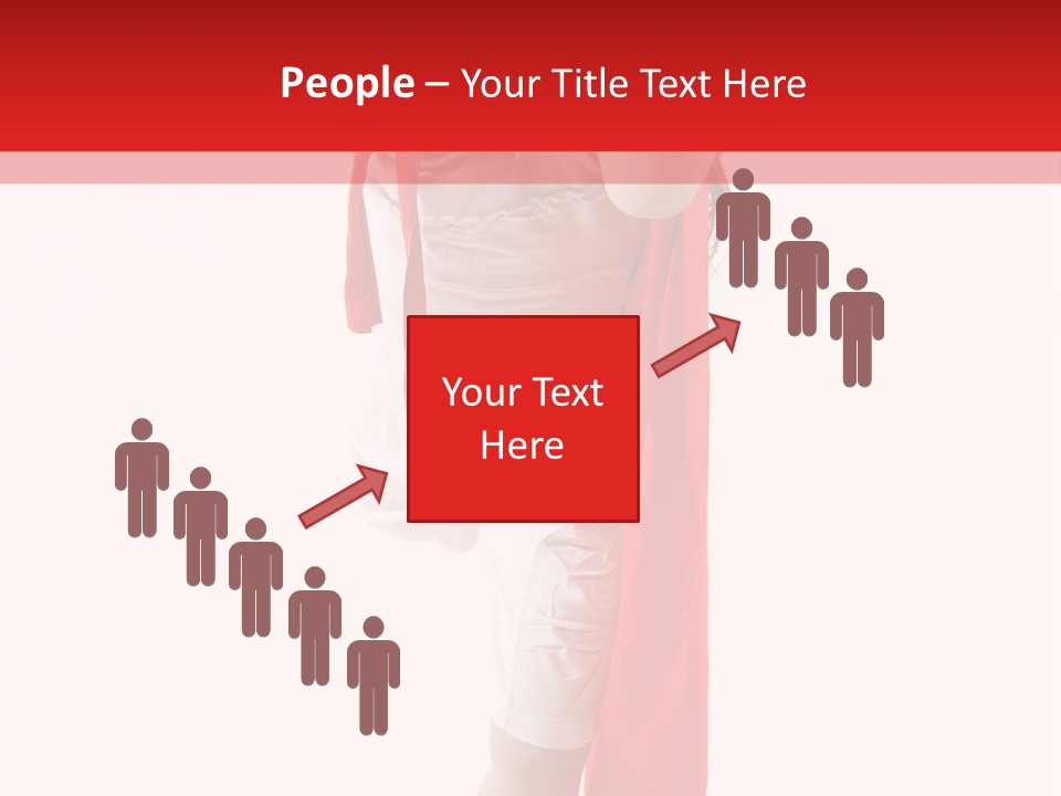 Caucasian Teamwork Smiling PowerPoint Template