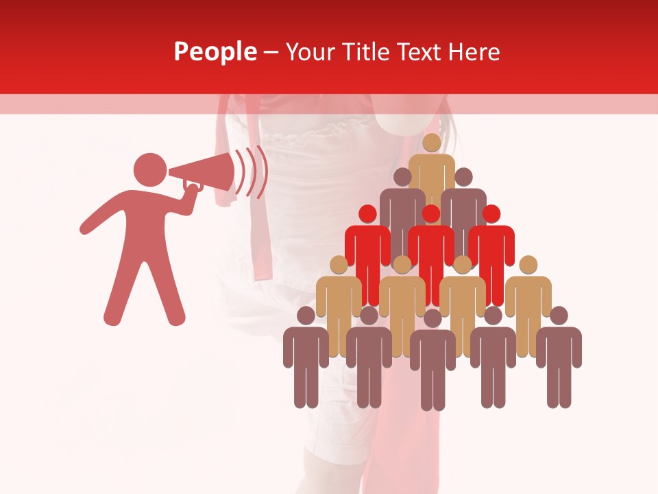 Caucasian Teamwork Smiling PowerPoint Template