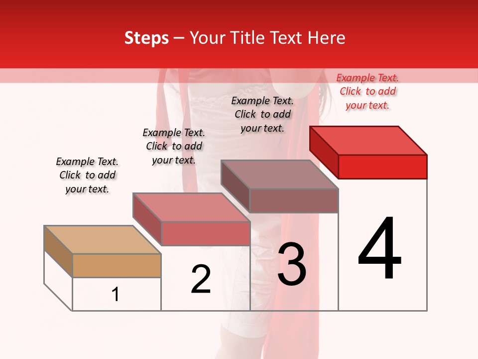 Caucasian Teamwork Smiling PowerPoint Template