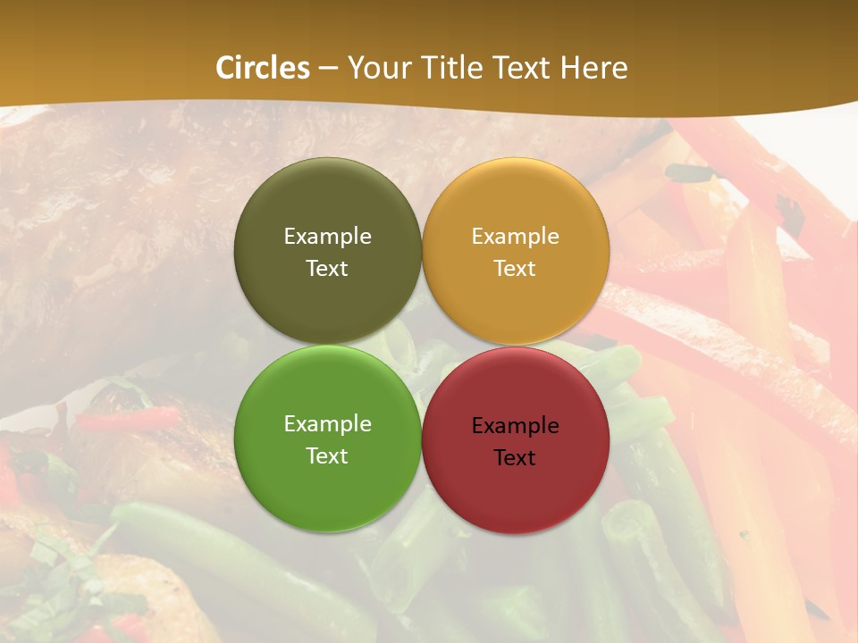 Food Green Traditional PowerPoint Template