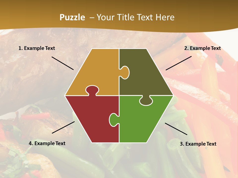 Food Green Traditional PowerPoint Template