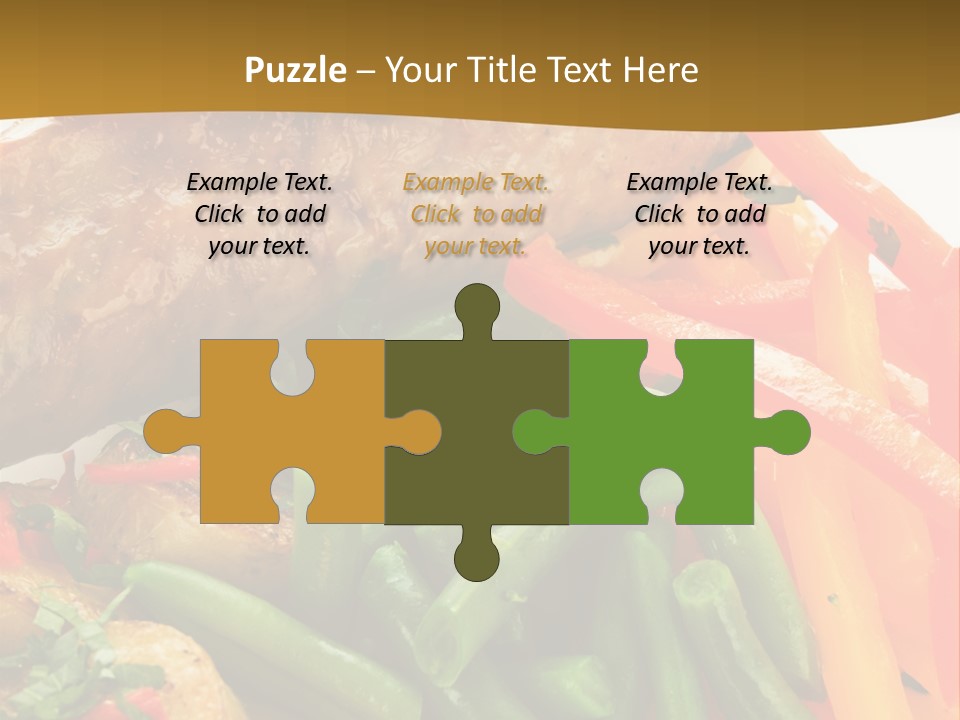 Food Green Traditional PowerPoint Template