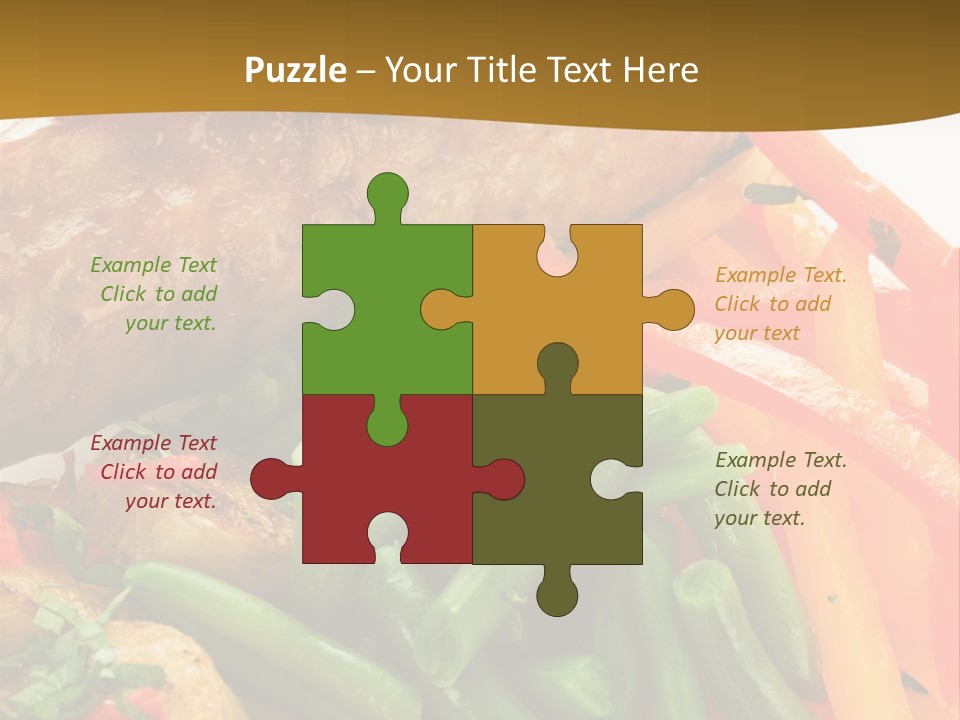 Food Green Traditional PowerPoint Template