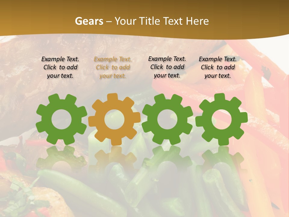 Food Green Traditional PowerPoint Template