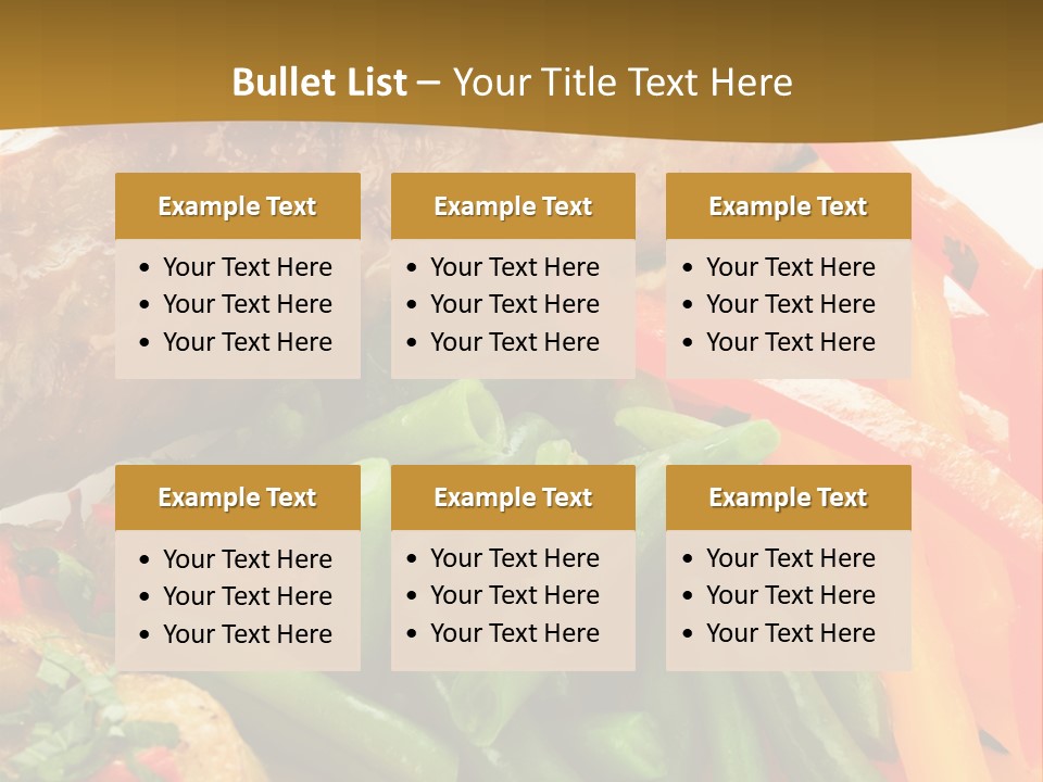 Food Green Traditional PowerPoint Template