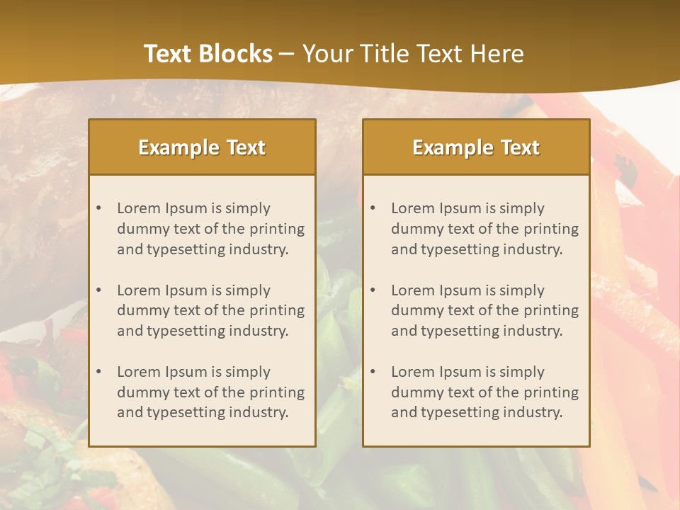 Food Green Traditional PowerPoint Template