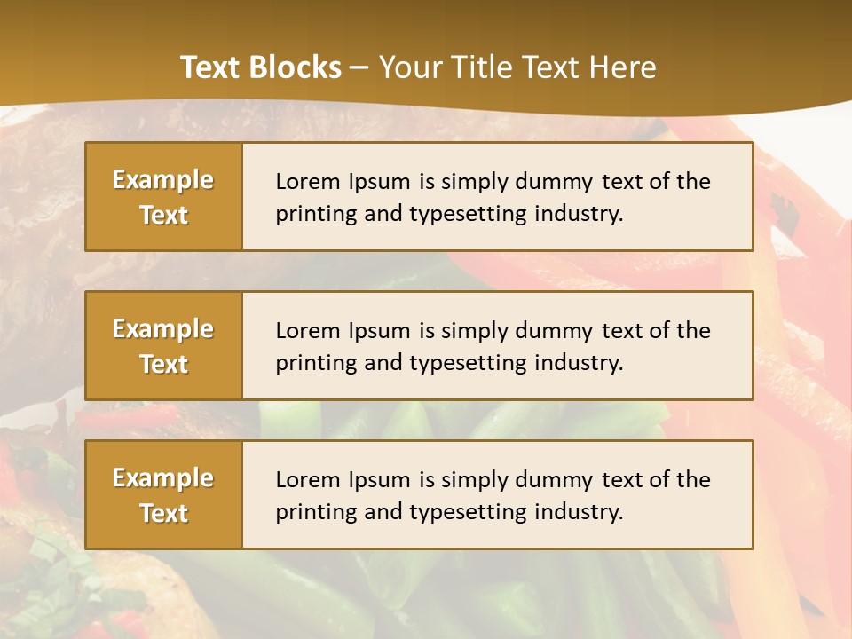 Food Green Traditional PowerPoint Template