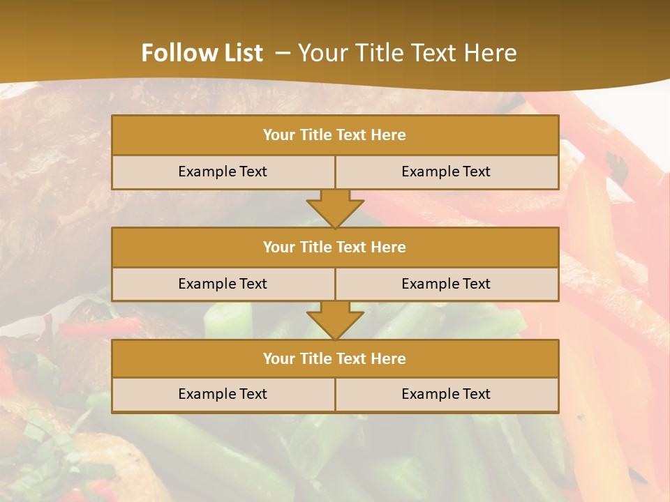Food Green Traditional PowerPoint Template