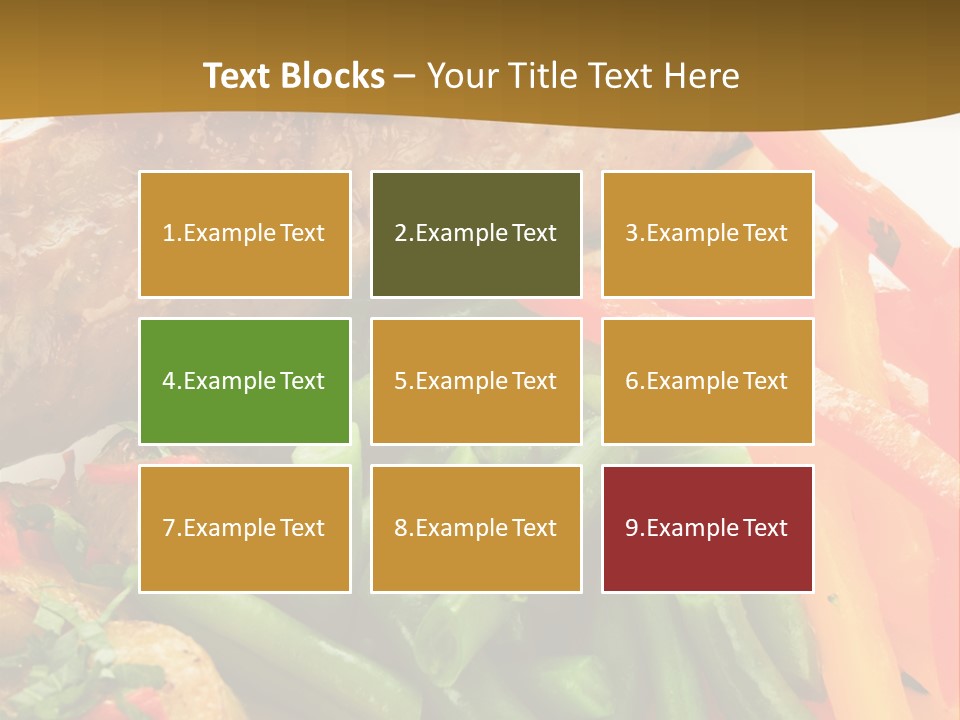 Food Green Traditional PowerPoint Template