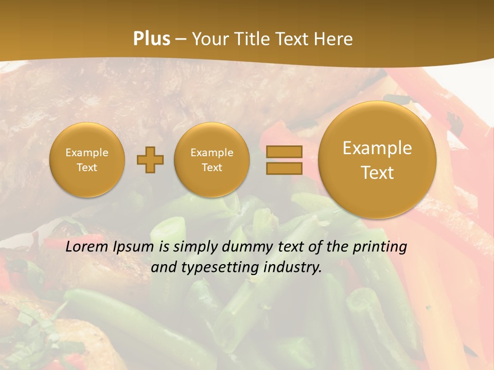 Food Green Traditional PowerPoint Template