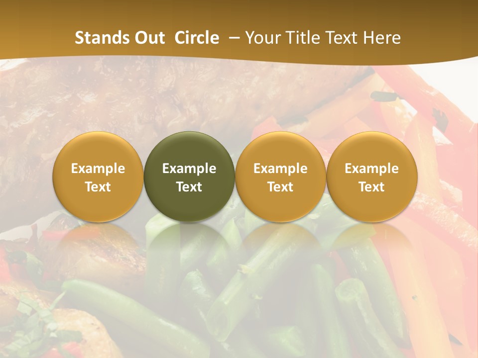 Food Green Traditional PowerPoint Template