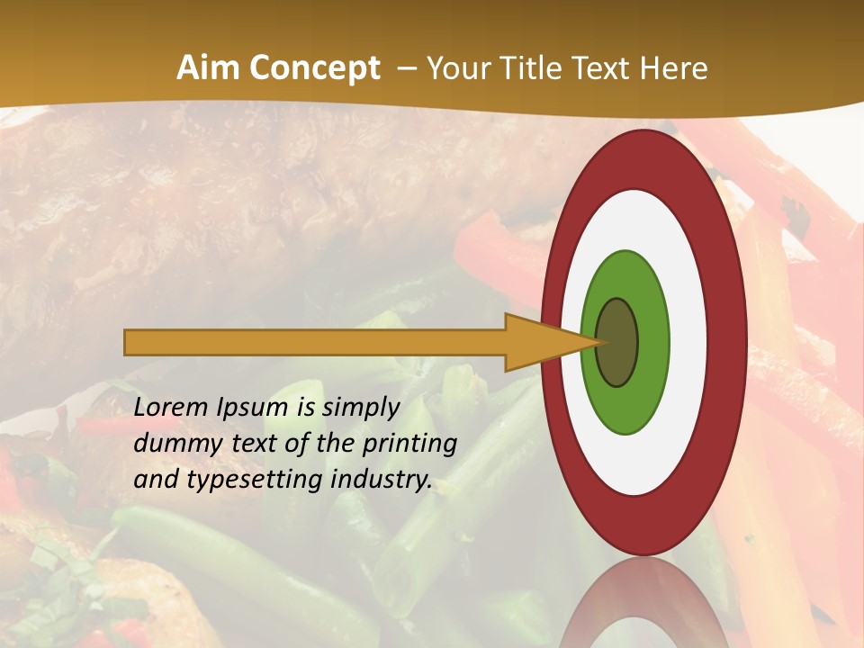 Food Green Traditional PowerPoint Template
