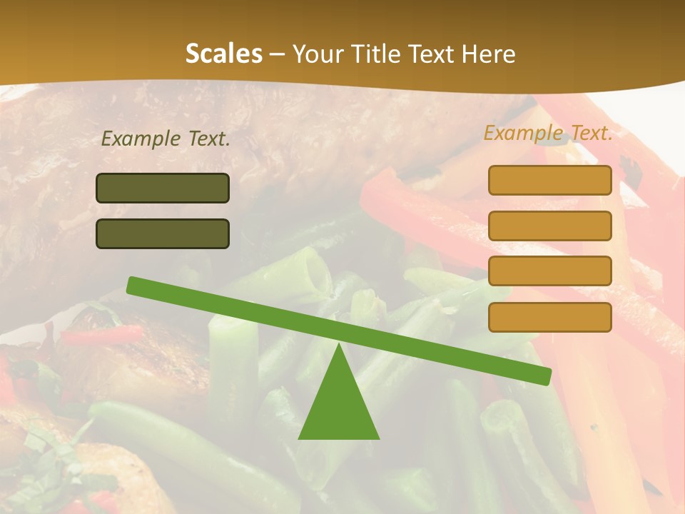 Food Green Traditional PowerPoint Template