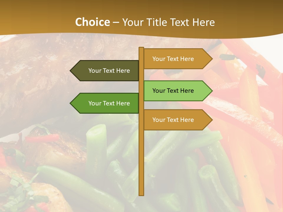Food Green Traditional PowerPoint Template