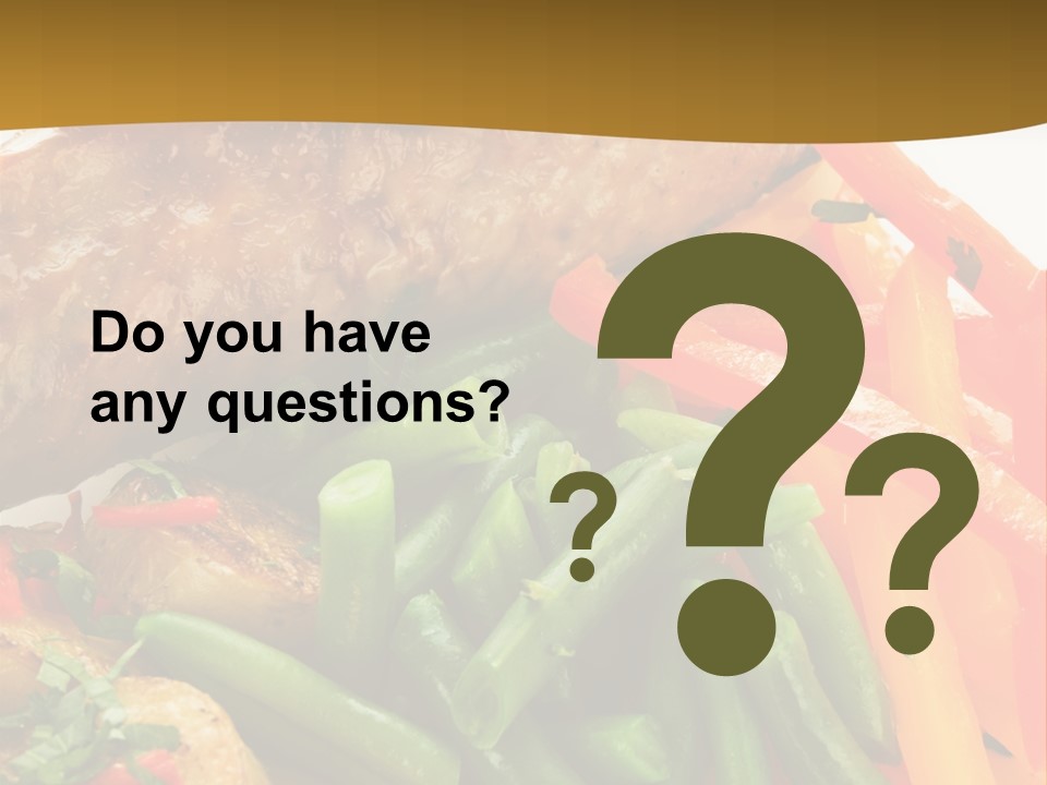 Food Green Traditional PowerPoint Template