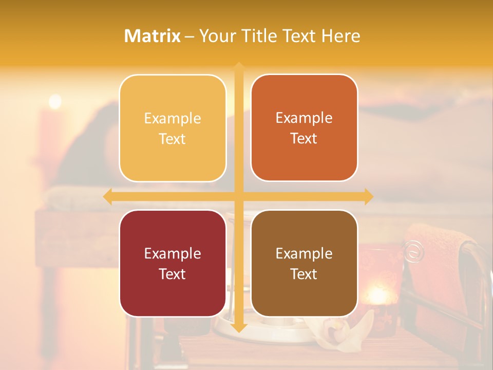 Body Female Massaging PowerPoint Template