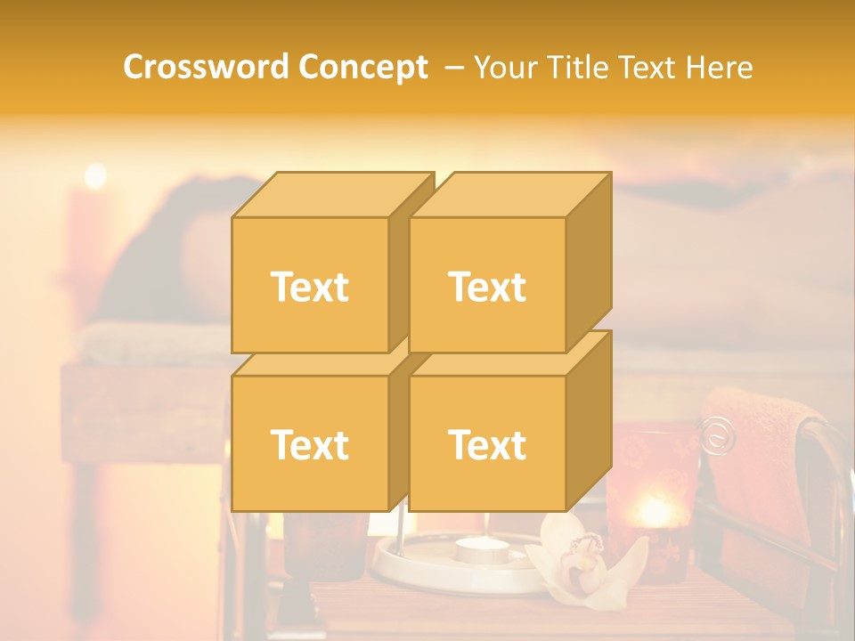 Body Female Massaging PowerPoint Template