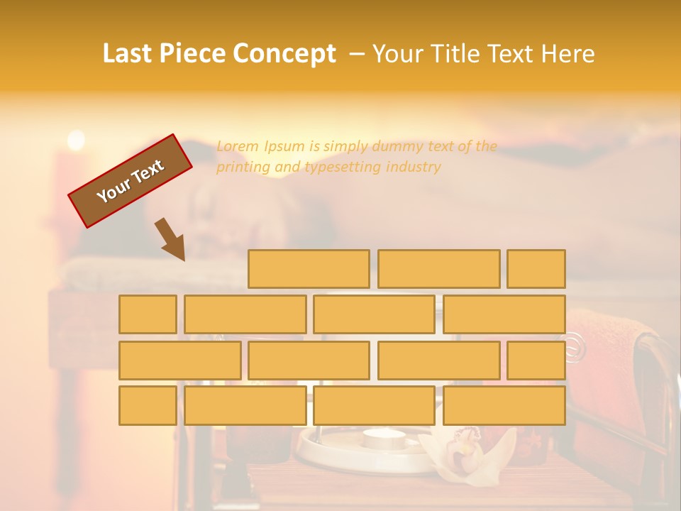 Body Female Massaging PowerPoint Template