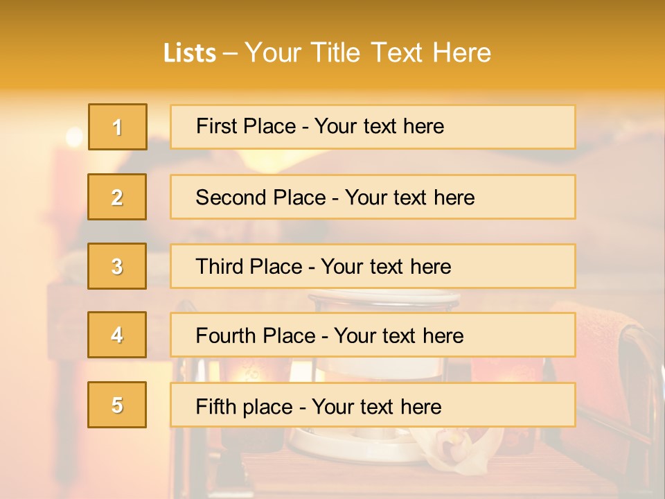Body Female Massaging PowerPoint Template