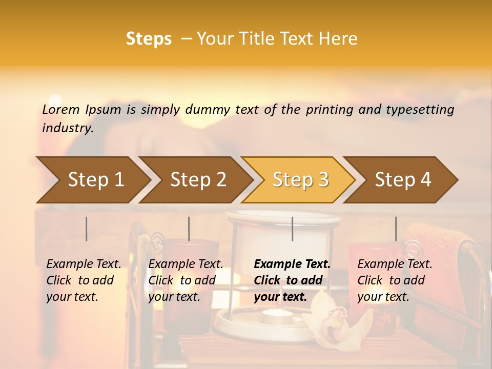 Body Female Massaging PowerPoint Template