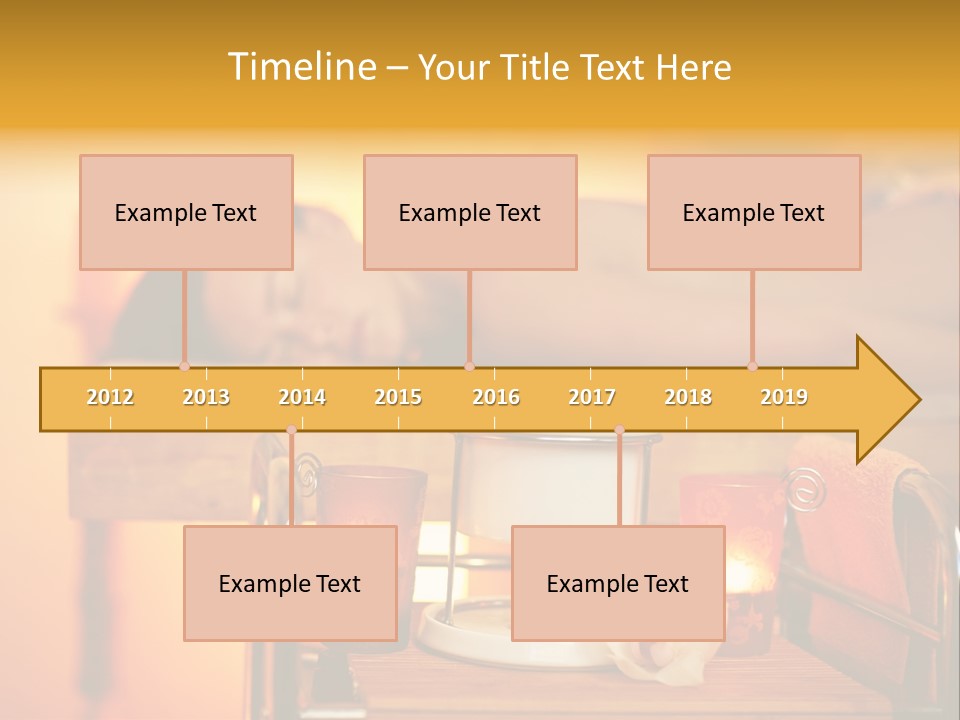 Body Female Massaging PowerPoint Template