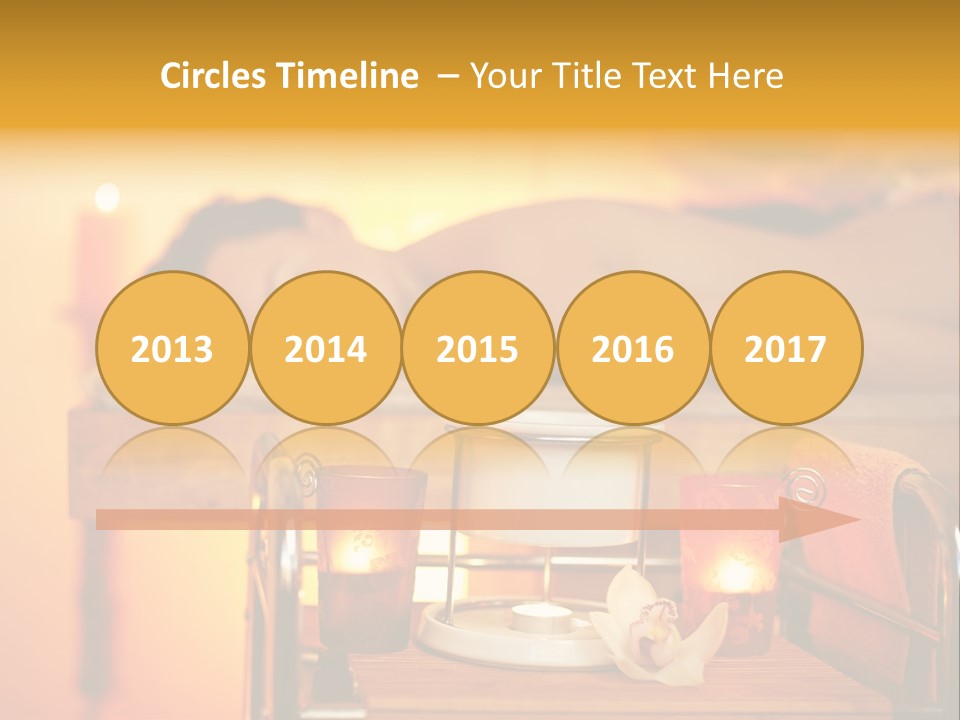 Body Female Massaging PowerPoint Template