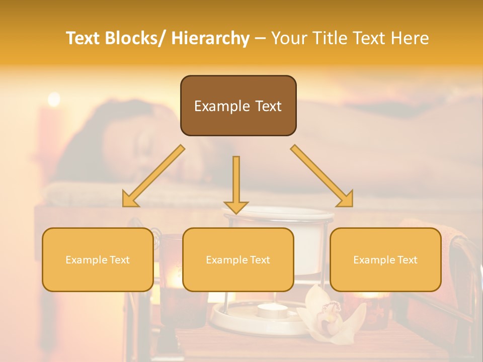 Body Female Massaging PowerPoint Template