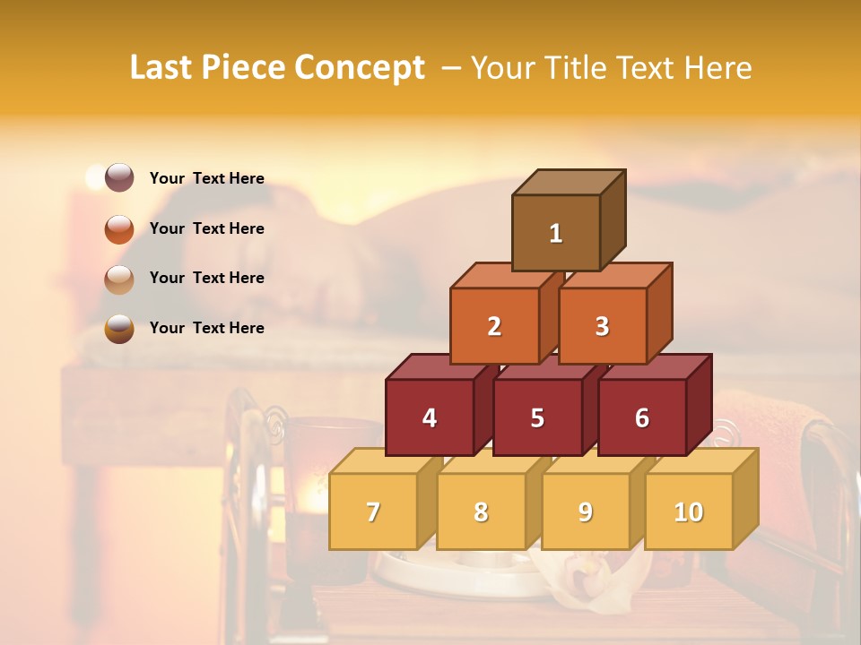 Body Female Massaging PowerPoint Template