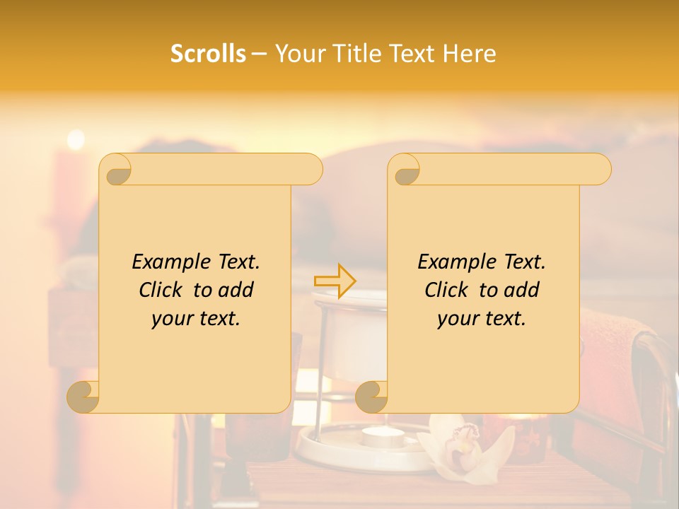 Body Female Massaging PowerPoint Template