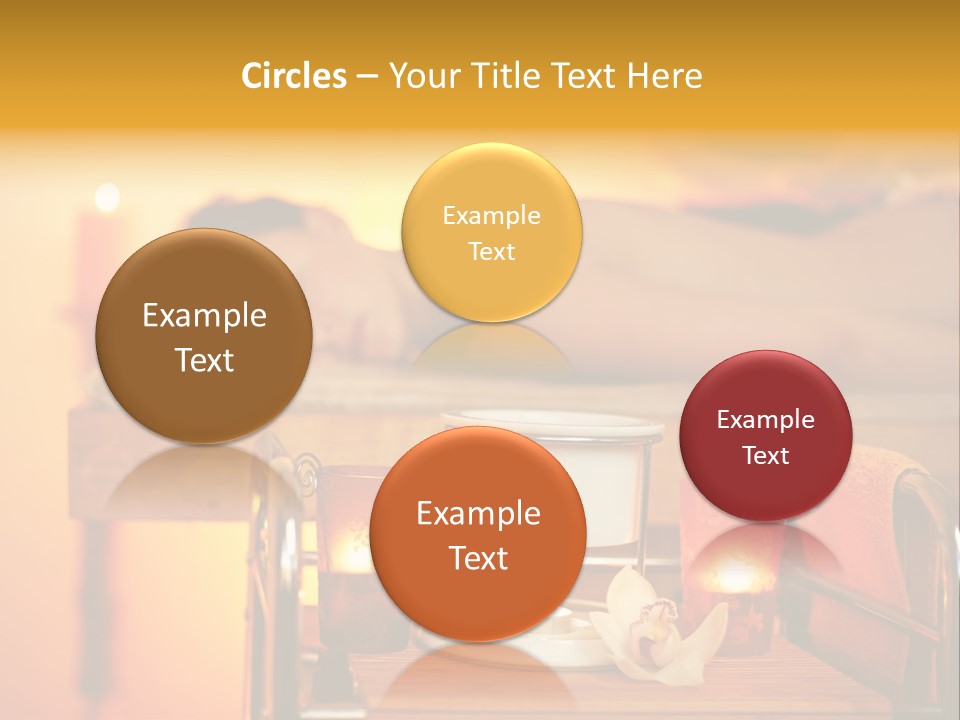 Body Female Massaging PowerPoint Template