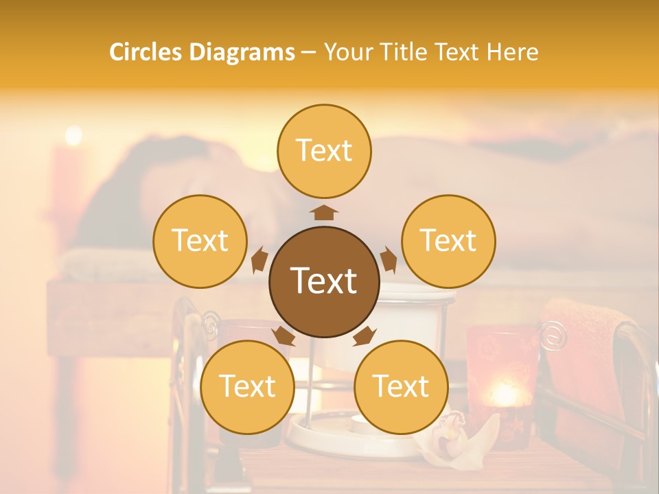 Body Female Massaging PowerPoint Template