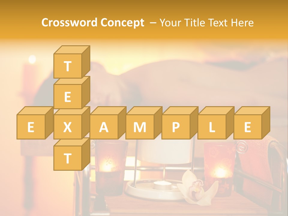 Body Female Massaging PowerPoint Template