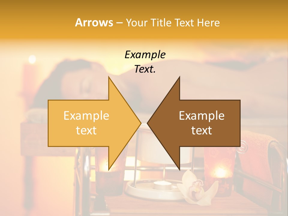 Body Female Massaging PowerPoint Template