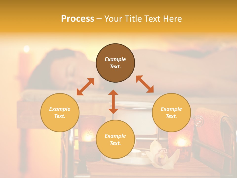 Body Female Massaging PowerPoint Template