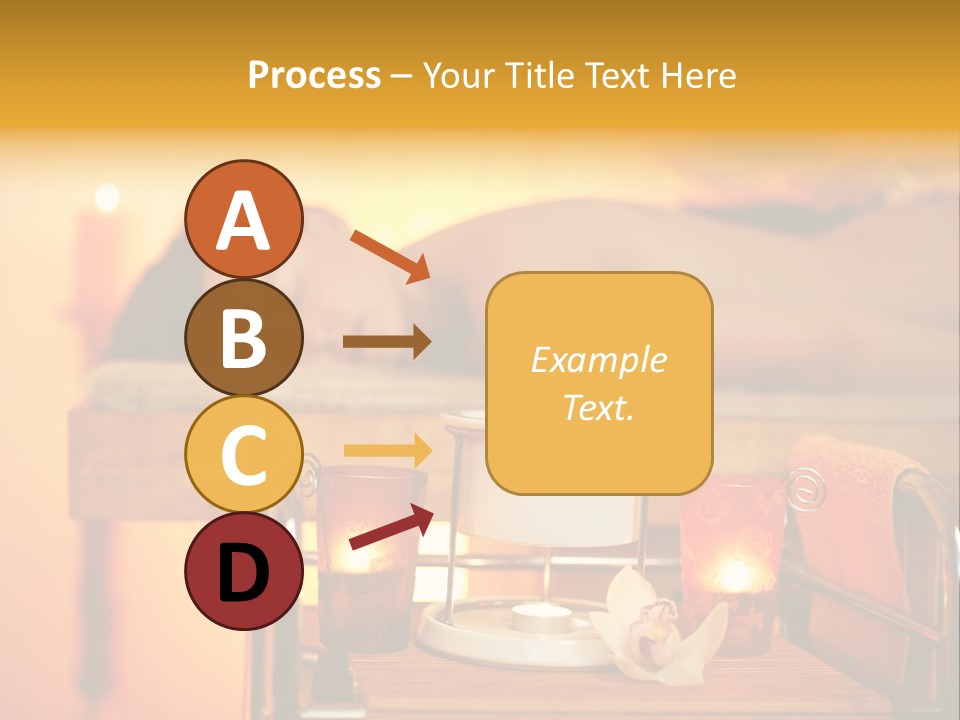 Body Female Massaging PowerPoint Template