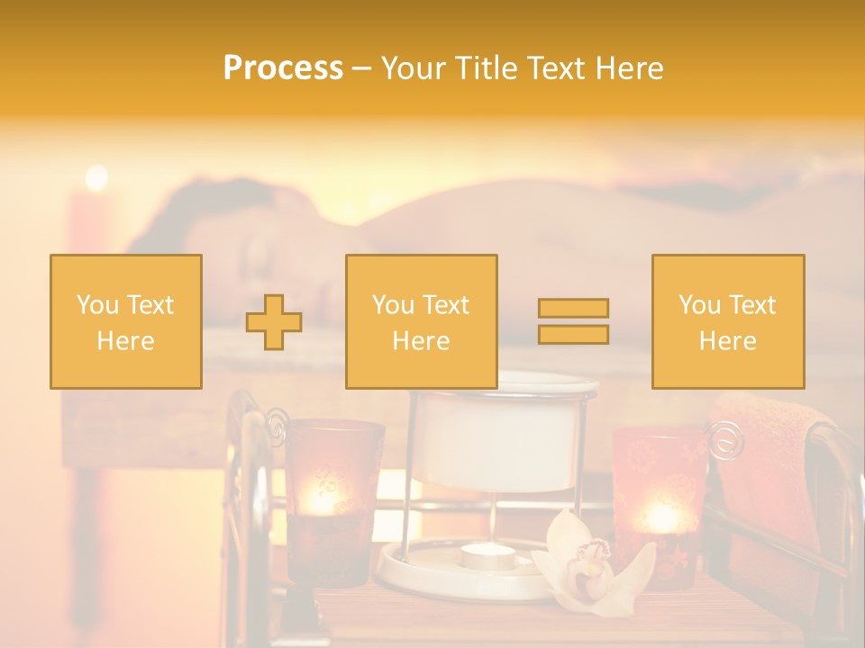 Body Female Massaging PowerPoint Template