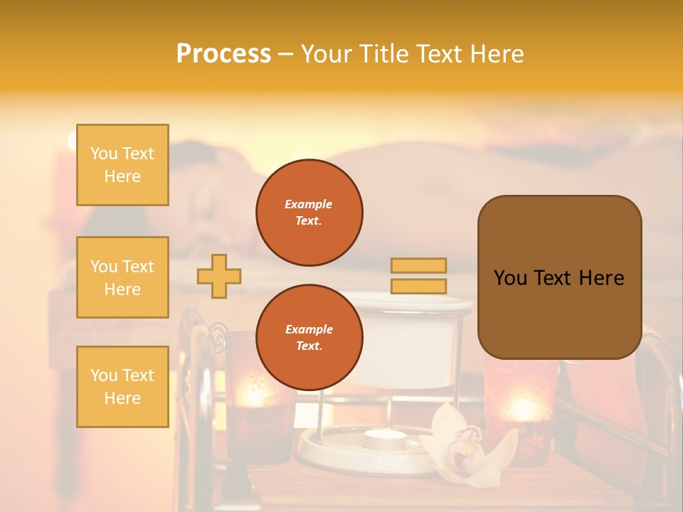 Body Female Massaging PowerPoint Template