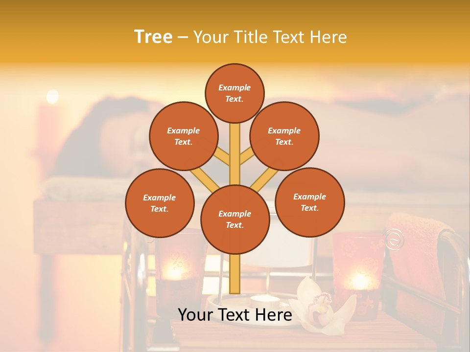 Body Female Massaging PowerPoint Template