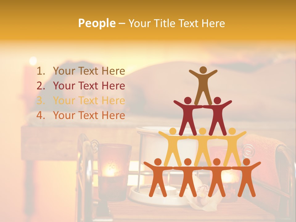 Body Female Massaging PowerPoint Template