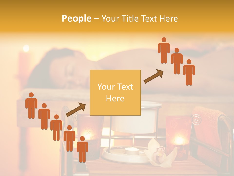 Body Female Massaging PowerPoint Template